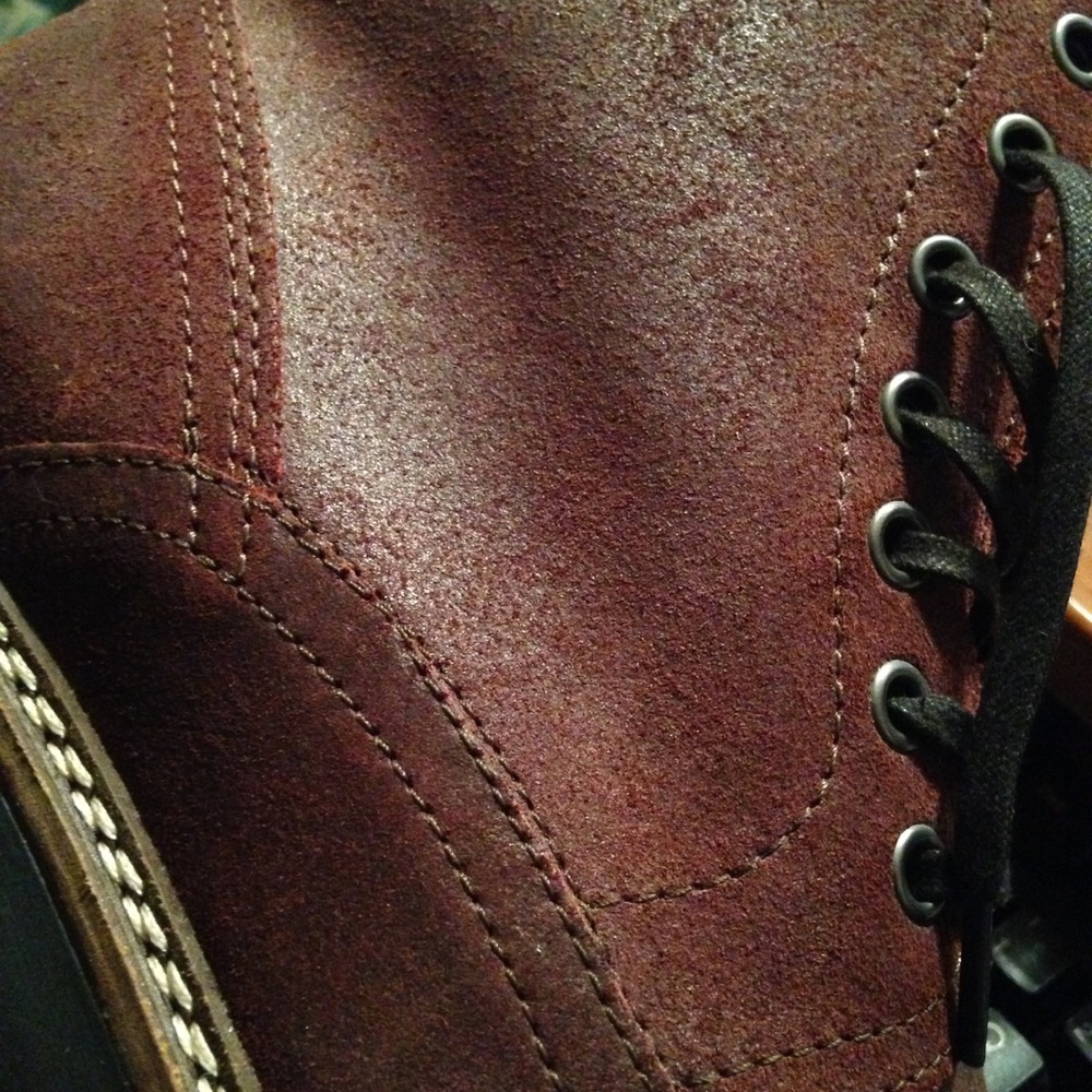 🔥NEW ASOS brown w/ black sole lace up ankle boot - Picture 3 of 8